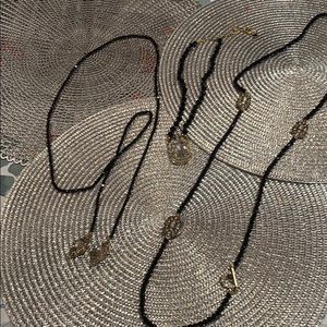 Heidi Daus Art Deco 3 piece necklaces suite.